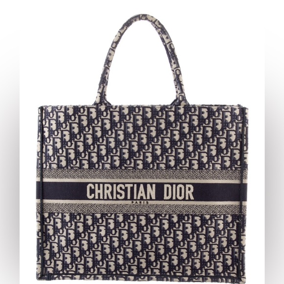 DIOR Large Oblique Book Tote With In Mint And Excellent Condition As Shown - Picture 1 of 6